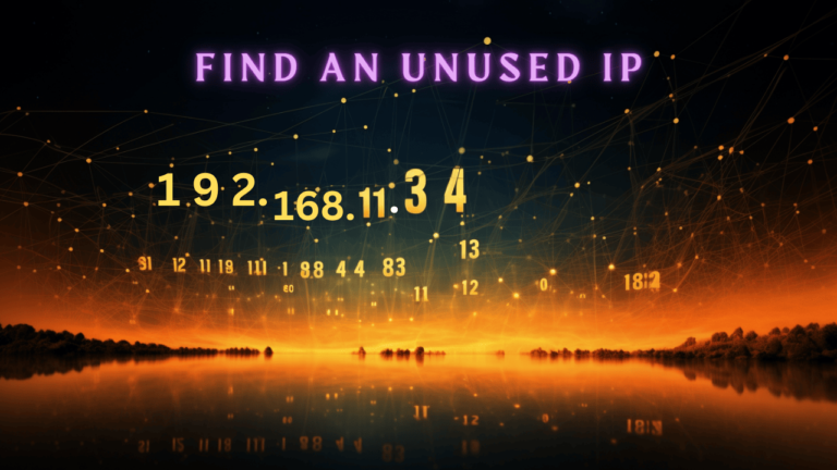 find an unused ip address