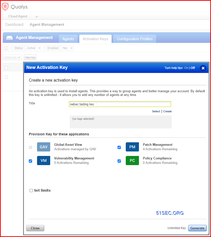 Qualys Agent Scan Steps and Generate Agent Scanning Report – Continuous scanning in the cloud